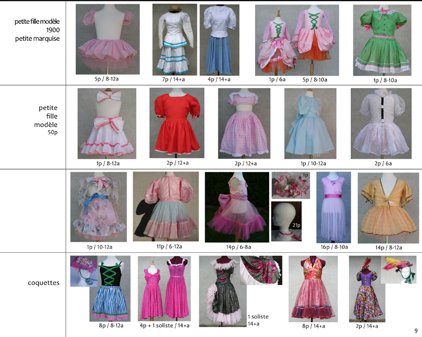 costumes de danse pour gala de fin de saison
